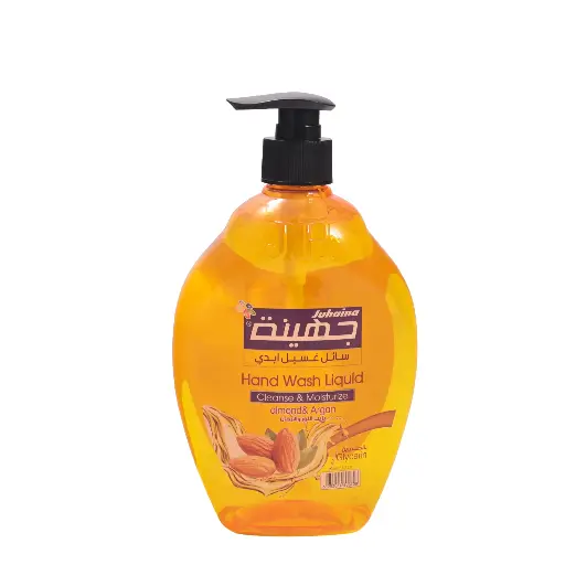 سائل غسيل الأيدي جهينة - بزيت اللوز والأرغان (Glycerin)